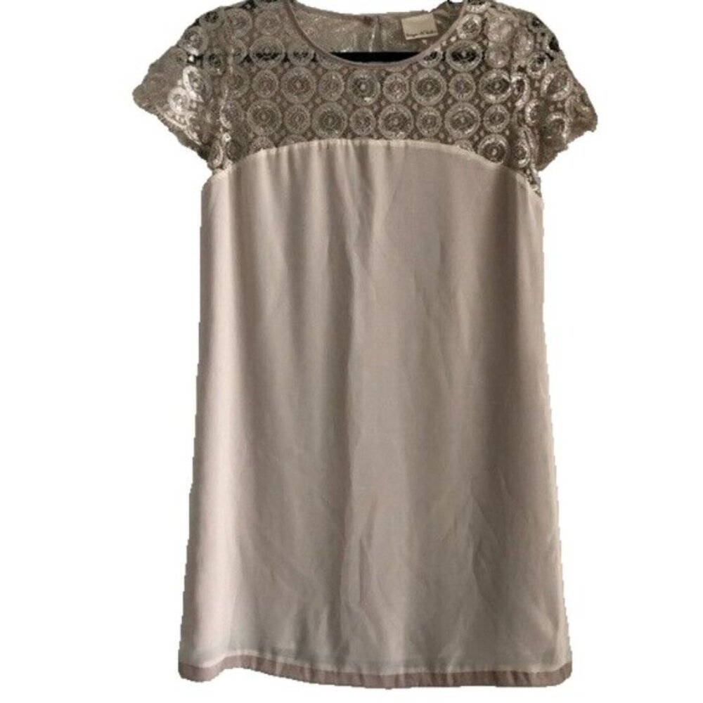 Kaya DI Koko cocktail top lace dress grey XXS